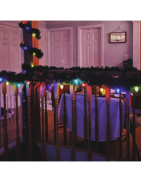 Luces de Navidad LED C7 NIOSTA 8 Modos 8m Multicolor Luces de Navidad LED C7 NIOSTA 8 Modos 8m Multicolor