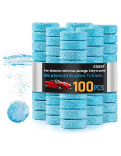 Tabletas Limpiaparabrisas Sukh - 100 Piezas Concentradas 6mm