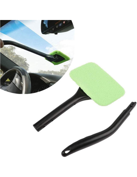 Limpiador de Ventanas de Auto STEVE YIWU con 4 Fundas y Spray 30ml Limpiador de Ventanas de Auto STEVE YIWU con 4 Fundas y Spray 30ml