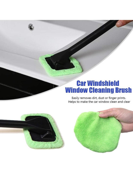Limpiador de Ventanas de Auto STEVE YIWU con 4 Fundas y Spray 30ml Limpiador de Ventanas de Auto STEVE YIWU con 4 Fundas y Spray 30ml