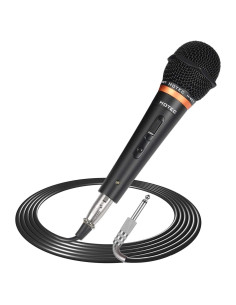 Micrófono Dinámico de Mano HOTEC H-W07 con Cable XLR 5.79m