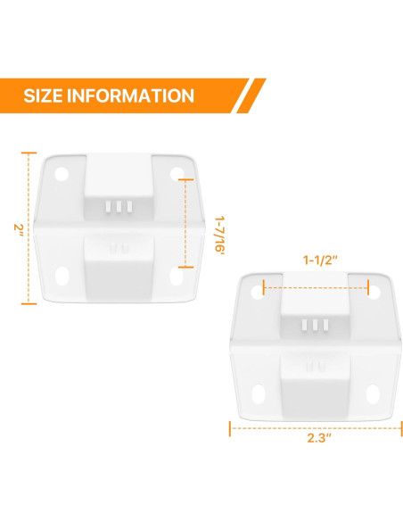 Kit de Bisagras de Plástico LBB-Parts para Enfriadores Coleman Kit de Bisagras de Plástico LBB-Parts para Enfriadores Coleman