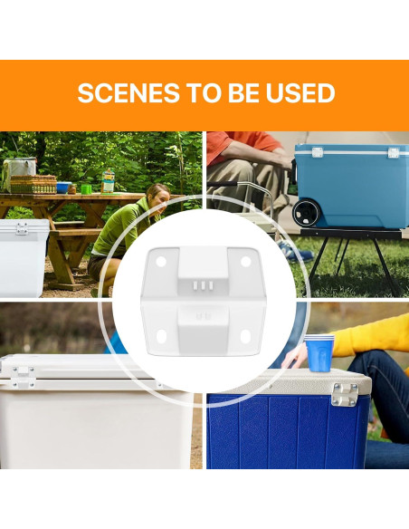 Kit de Bisagras de Plástico LBB-Parts para Enfriadores Coleman Kit de Bisagras de Plástico LBB-Parts para Enfriadores Coleman