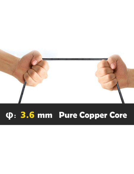 Cable de Extensión para Cámara de Respaldo YQMAJIM 2.99m Macho a Hembra Cable de Extensión para Cámara de Respaldo YQMAJIM 2.99m Macho a Hembra