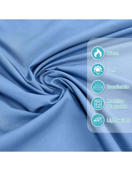 Forro de Saco de Dormir VVAYHUA Microfibra Azul Cielo 220x95cm Forro de Saco de Dormir VVAYHUA Microfibra Azul Cielo 220x95cm