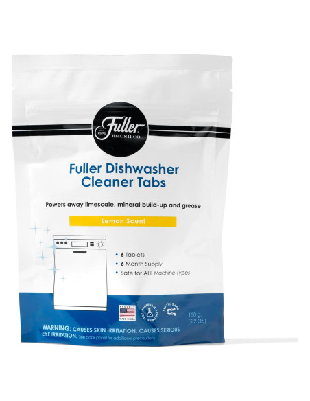 Tabletas Limpiadoras para Lavavajillas Fuller - 6 Meses Aroma Limón Tabletas Limpiadoras para Lavavajillas Fuller - 6 Meses Aroma Limón
