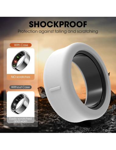 Protector de Silicona Chofit para Oura Ring 4 y Gen3 - 8 Paquetes