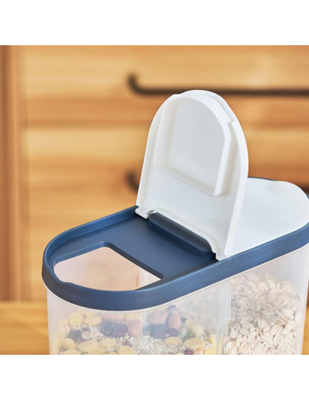 Contenedor de Grano NIOIPXA 2 Compartimentos 20.1x8.9x22.4cm Azul Contenedor de Grano NIOIPXA 2 Compartimentos 20.1x8.9x22.4cm Azul