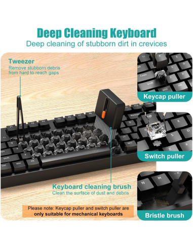 Kit de Limpieza VICHYIE para Teclado y Dispositivos Electrónicos