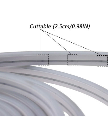 Tira de Luz LED Verde Rextin 5M IP67 Regulable para DIY Tira de Luz LED Verde Rextin 5M IP67 Regulable para DIY