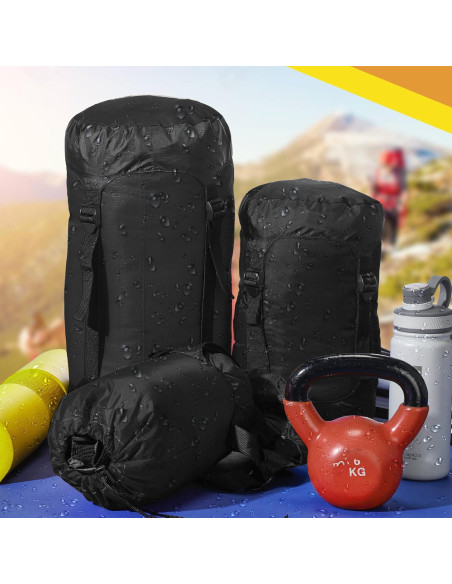 5 Sacos de Compresión Impermeables GliCraft para Mochilas 5L-35L 5 Sacos de Compresión Impermeables GliCraft para Mochilas 5L-35L