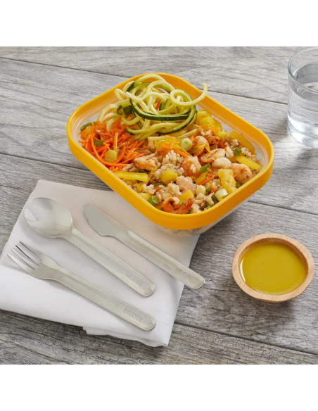 Set de Utensilios Portátiles ZOKU - Acero Inoxidable 3 Piezas Set de Utensilios Portátiles ZOKU - Acero Inoxidable 3 Piezas
