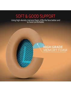 Almohadillas de Reemplazo Krone Kalpasmos para Auriculares Bose - Beige 2