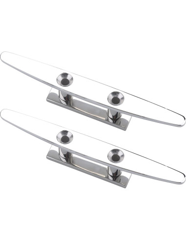 Cleats de Barco MX 10 cm Acero Inoxidable 2 Piezas
