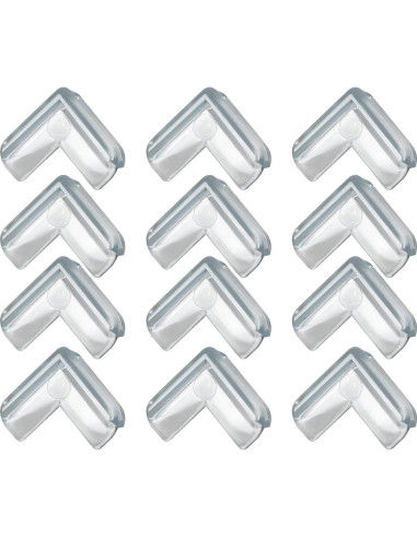 Protectores de Esquinas para Bebés AIXMEET - 12 Piezas Transparentes
