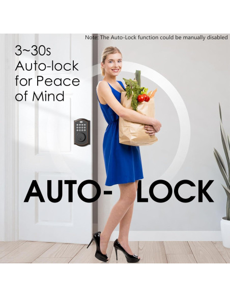 Cerradura Electrónica Inteligente ELAMOR M19 ORB - Sin Llave, 50 Códigos, Impermeable Cerradura Electrónica Inteligente ELAMOR M19 ORB - Sin Llave, 50 Códigos, Impermeable