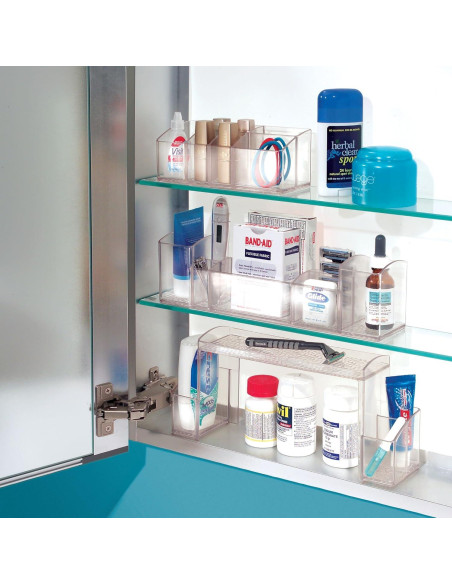 Organizador de Gabinete de Medicina InterDesign 30.48 cm Transparente Organizador de Gabinete de Medicina InterDesign 30.48 cm Transparente