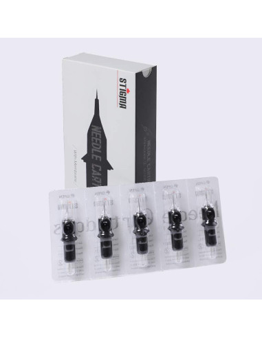 Cartuchos de Agujas de Tatuaje Desechables STIGMA EN05 20Pcs