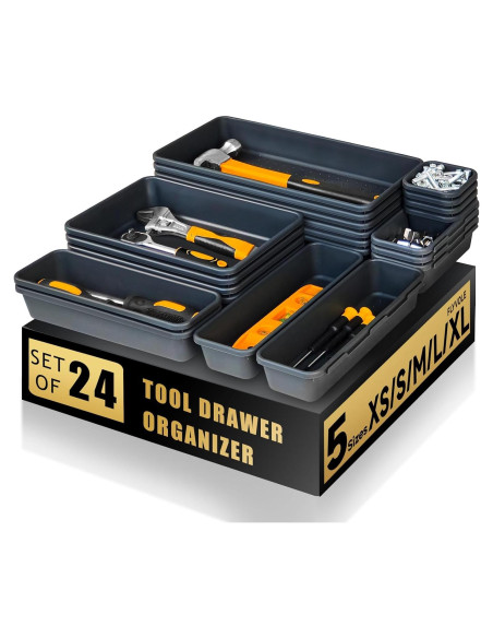 Bandeja Organizadora de Herramientas FLYVOLE 24 PCS Bandeja Organizadora de Herramientas FLYVOLE 24 PCS