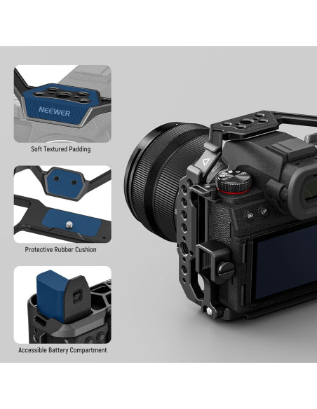 Jaula Completa NEEWER CA020 para Panasonic LUMIX S5 II G9 II Jaula Completa NEEWER CA020 para Panasonic LUMIX S5 II G9 II