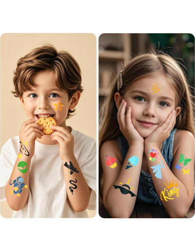 Kit de 183 Plantillas de Tatuajes Temporales Yazhiji