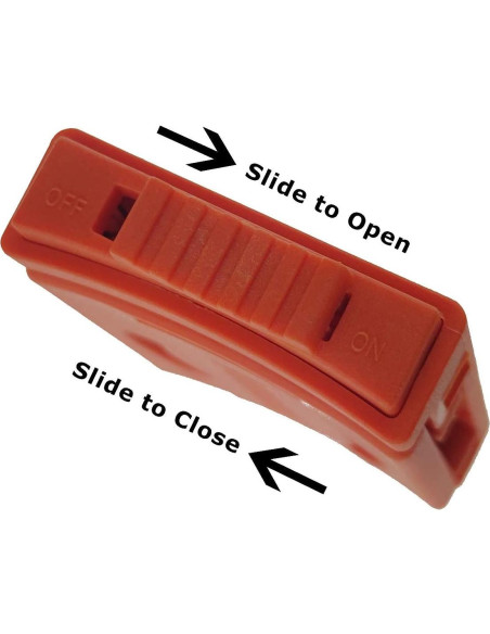 Clip de Cinturón Táctico YCYU Naranja con Bloqueo y Tornillos Clip de Cinturón Táctico YCYU Naranja con Bloqueo y Tornillos
