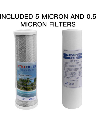 Sistema de Filtro de Agua Doble Externo OKBA WF001 para RVs y Barcos