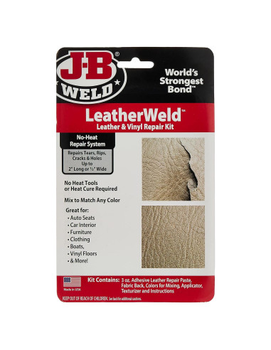 Kit de Reparación de Cuero y Vinilo J-B Weld 85 g