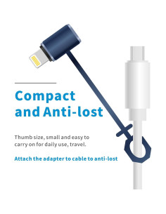 Paquete de 2 Adaptadores USB C a Lightning 30W Meenova 2