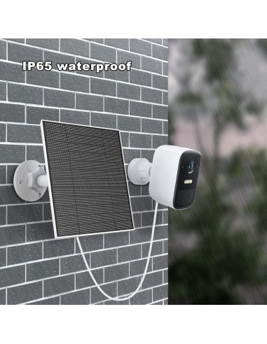 Panel Solar 5W EverExceed para Cámara Eufy, IP65, USB-C
