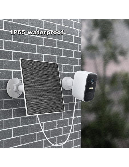 Panel Solar 5W EverExceed para Cámara Eufy, IP65, USB-C Panel Solar 5W EverExceed para Cámara Eufy, IP65, USB-C