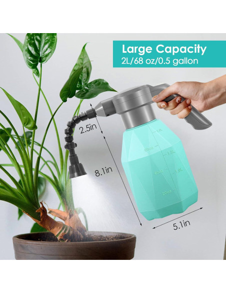 Botella de Spray Eléctrica SideKing 2L Ajustable para Jardín Botella de Spray Eléctrica SideKing 2L Ajustable para Jardín