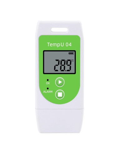 Registrador de Datos de Temperatura Tzone TempU04 USB 32000 Puntos