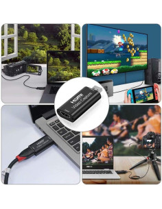 Tarjeta de Captura HDMI a USB 4K AMANKA CJQ-ES Plug & Play 2