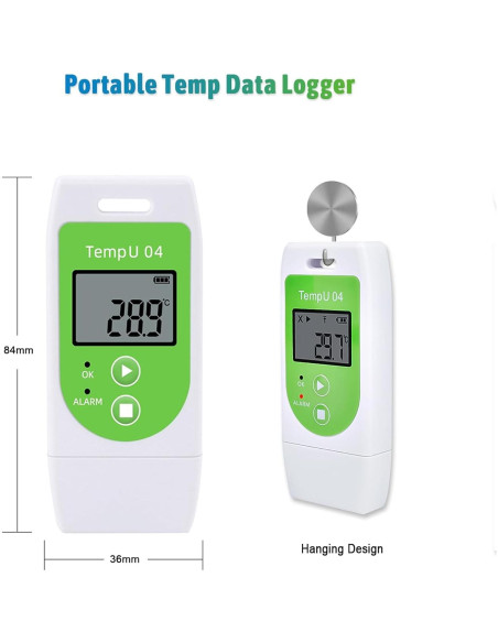 Registrador de Datos de Temperatura Tzone TempU04 USB 32000 Puntos Registrador de Datos de Temperatura Tzone TempU04 USB 32000 Puntos