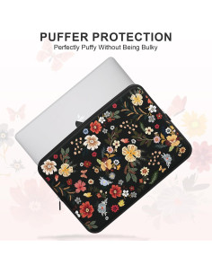 Funda para Laptop iLeadon Floral 13-14 Pulgadas Neopreno 2