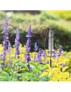 Pluviómetro de Jardín Venniy 17 cm con Estaca Decorativa 2