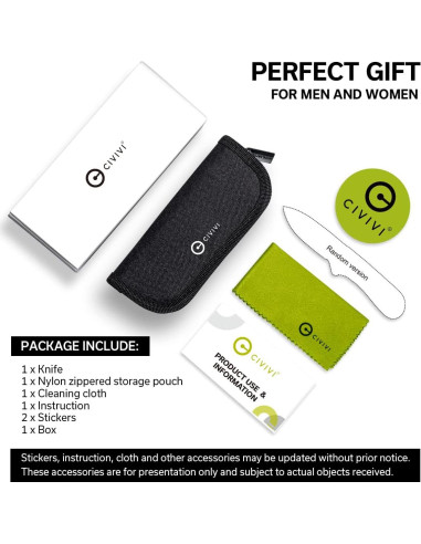 Cuchillo Plegable CIVIVI Chevalier 200.8mm Acero Inoxidable