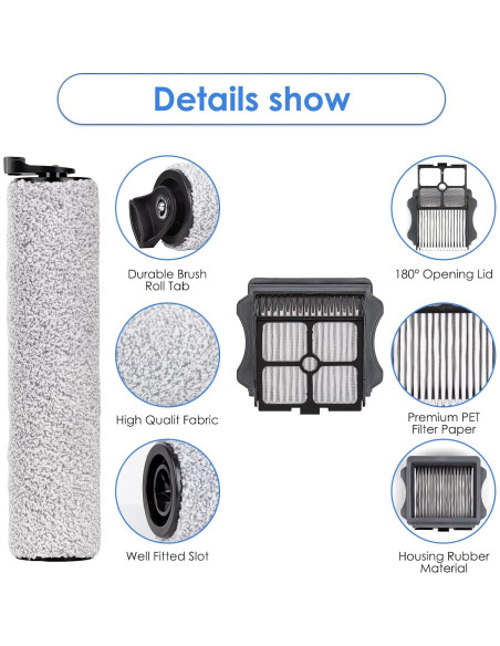 Kit de Repuesto Tineco iFloor 3 / Floor One S3 - 5 Piezas Kit de Repuesto Tineco iFloor 3 / Floor One S3 - 5 Piezas