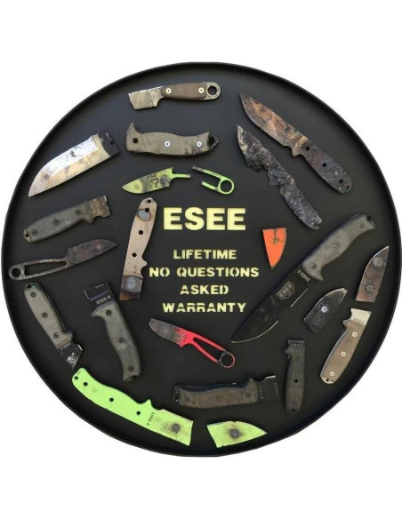 Cuchillo de Supervivencia ESEE Candiru Negro con Funda y Kit Cuchillo de Supervivencia ESEE Candiru Negro con Funda y Kit