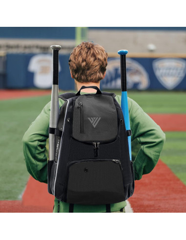 Mochila de Béisbol DAREKUKU Dr14-bk 18L para Niños y Niñas