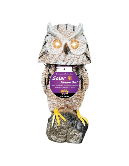 Búho Solar Owlsome con Ojos Intermitentes y Sonido - 40.6 cm Búho Solar Owlsome con Ojos Intermitentes y Sonido - 40.6 cm