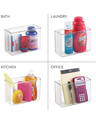 Organizador de Montaje en Pared iDesign AFFIXX 8.9x20.3cm