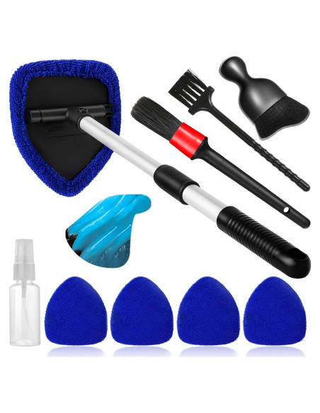 Kit Limpiaparabrisas Qydipclin 10 Piezas con Mango Extensible Kit Limpiaparabrisas Qydipclin 10 Piezas con Mango Extensible