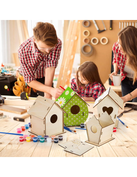 Kit de Casa para Pájaros DIY Coloch - 6 Piezas de Madera Kit de Casa para Pájaros DIY Coloch - 6 Piezas de Madera