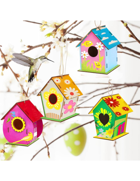Kit de Casa para Pájaros DIY Coloch - 6 Piezas de Madera Kit de Casa para Pájaros DIY Coloch - 6 Piezas de Madera