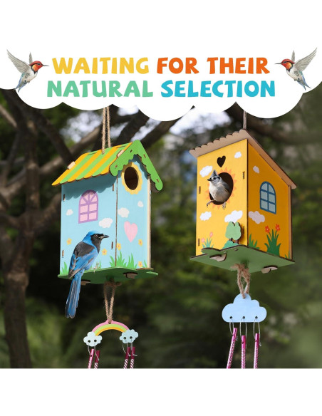 Kit de Casas para Aves JMMICO - 3 Piezas, Manualidades para Niños Kit de Casas para Aves JMMICO - 3 Piezas, Manualidades para Niños