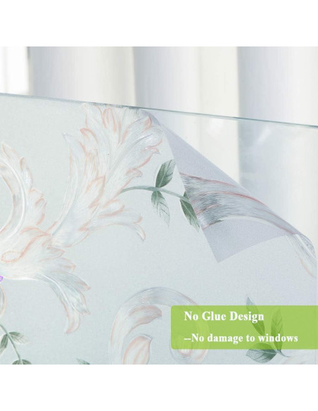 Película Decorativa para Ventanas Mikomer 30x200 cm Floral Película Decorativa para Ventanas Mikomer 30x200 cm Floral