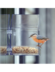 Comedero para Aves de Ventana Nature's Way Clear View 2 Tazas 2