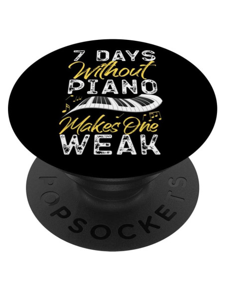 PopGrip Adhesivo PopSockets Profesor de Piano 7 Días Sin Piano PopGrip Adhesivo PopSockets Profesor de Piano 7 Días Sin Piano